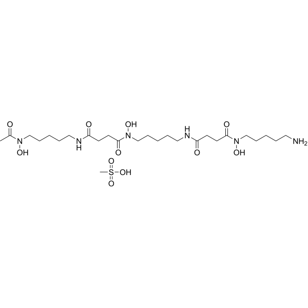 Deferoxamine mesylate Chemical Structure